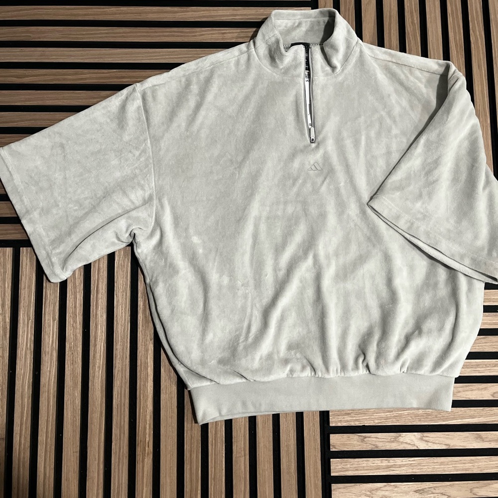 adidasBasketball Velour 1/2-Zip Sweatshirt MEN'S